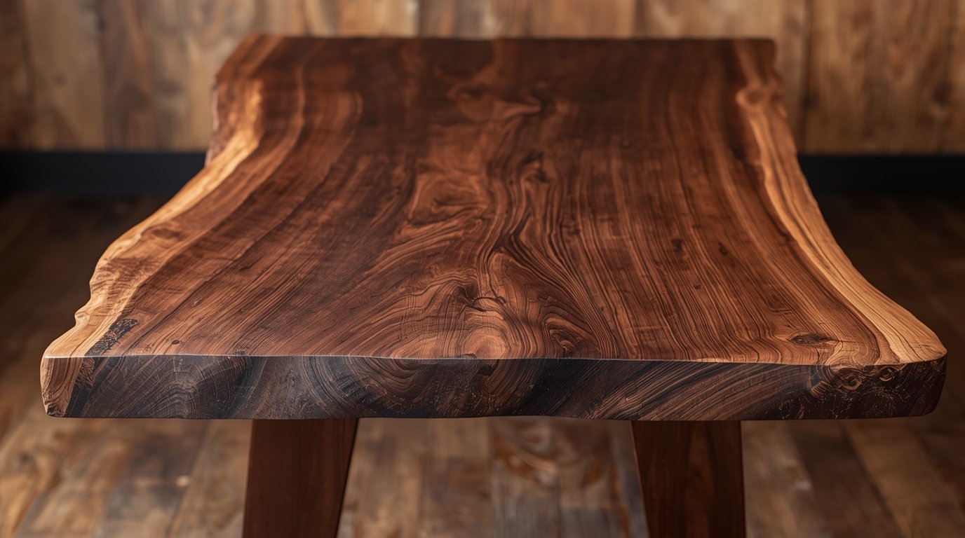 Live Edge Walnut Table by Quungrbrexex