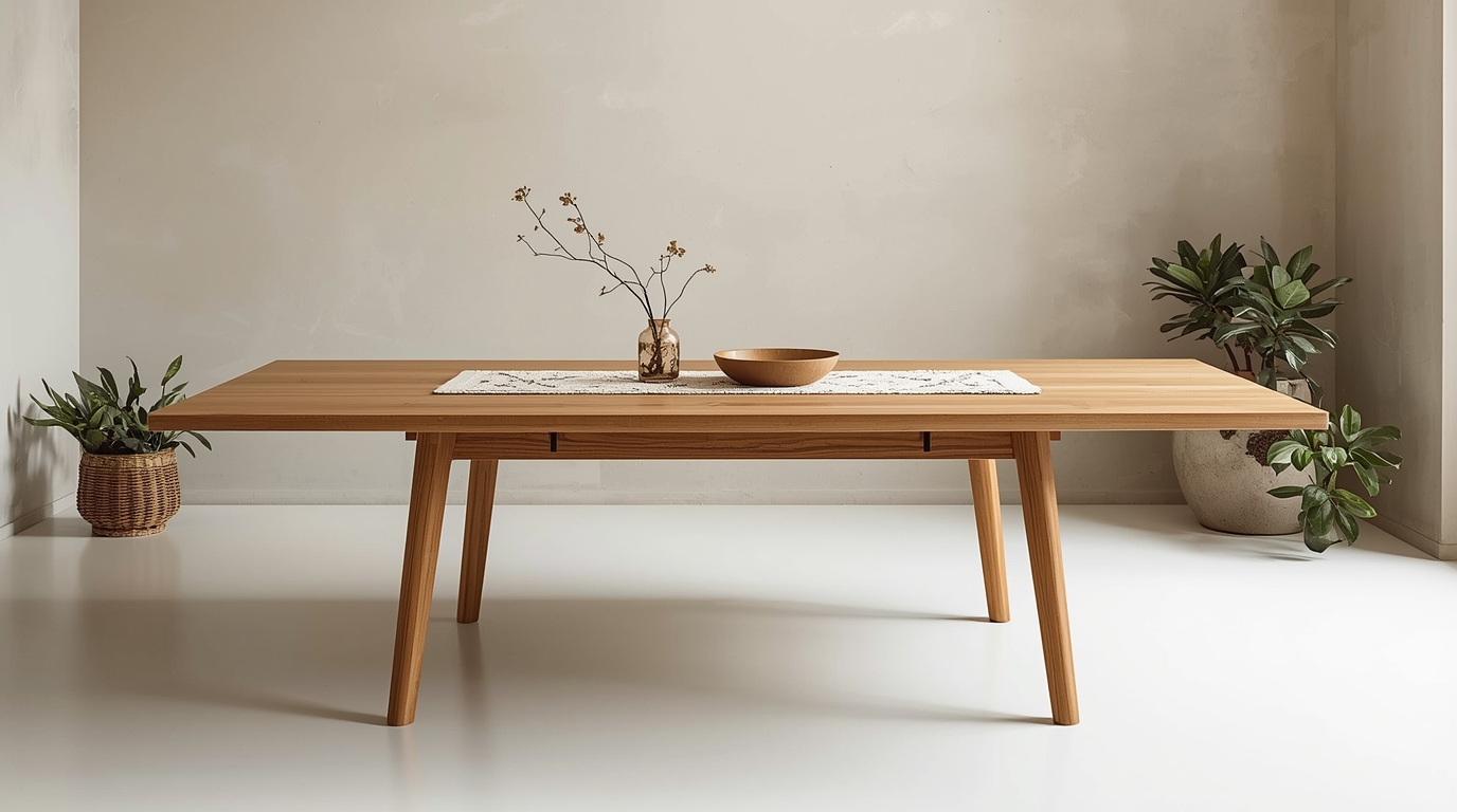 Contemporary Oak Extension Table by Quungrbrexex